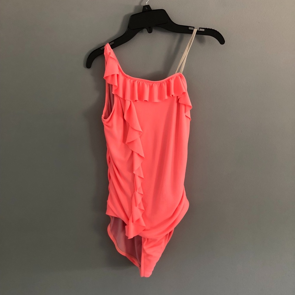 Coral Xhilaration Kids One Piece Simsuit